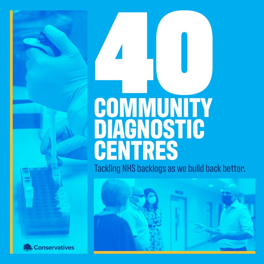 40 new community diagnostic centres