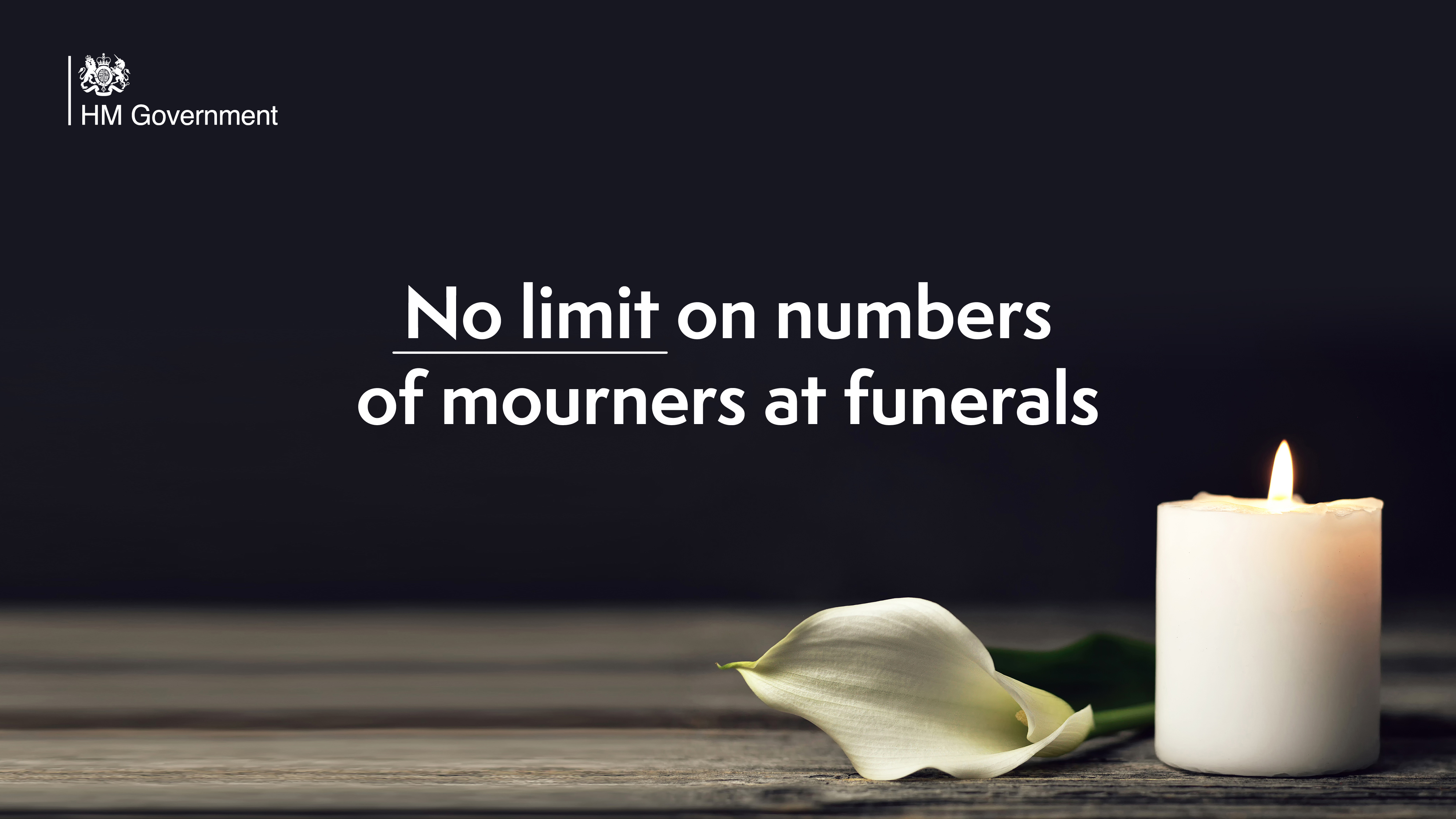 No limit on numbers of mourners at funerals