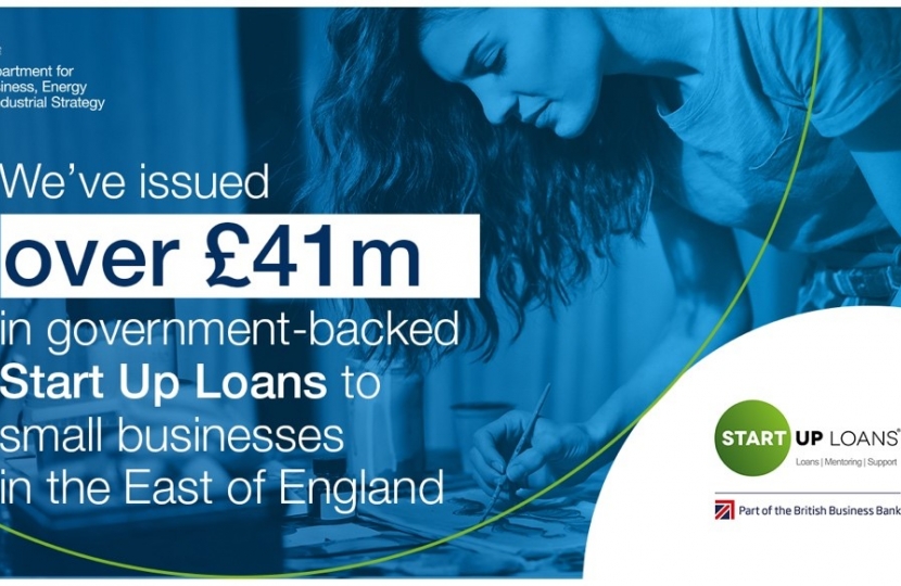 East of England - start up loans 