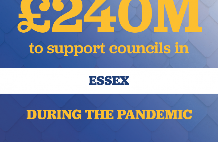 £240 million support for councils in Essex during the pandemic