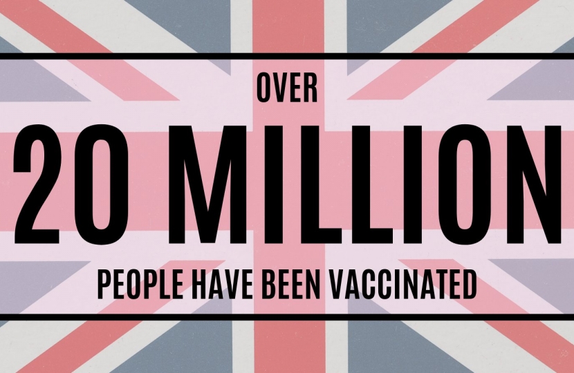 Over 20 million COVID-19 vaccines