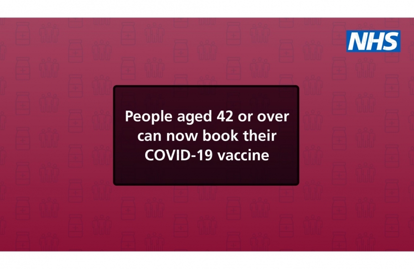 Vaccinations for people aged 42 or over