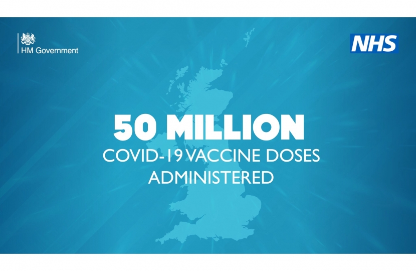 50 million COVID-19 Vaccine Doses Administered