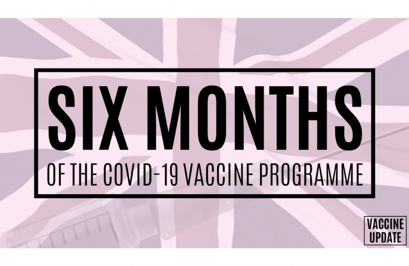 Six months of the vaccination programme
