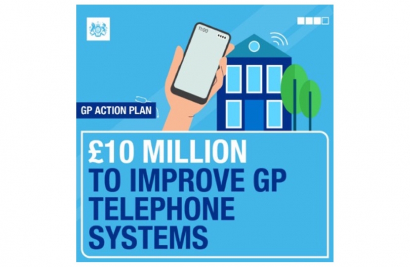 GP Action Plan - £10 million to improve GP telephone systems