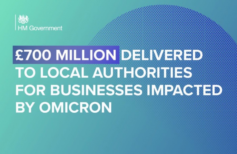 £700 million to local businesses impacted by omicron