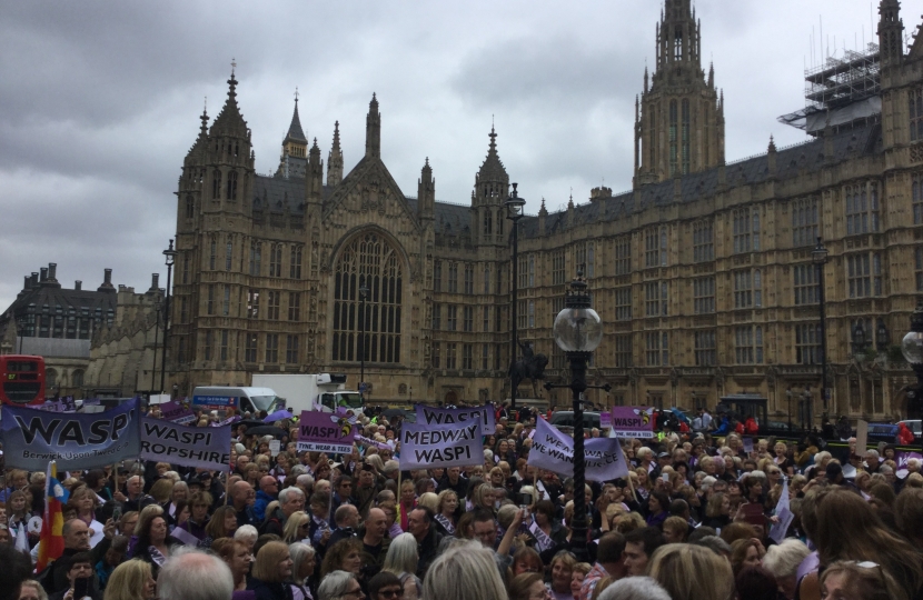March outside Parliament