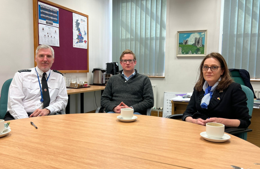 Rebecca Harris MP Meets with Essex Police District Commander