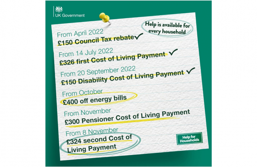 Second cost of living payment