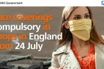 Mandatory face coverings in shops from 24 July