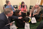 Rebecca Harris MP meets with Guide Dogs UK charity