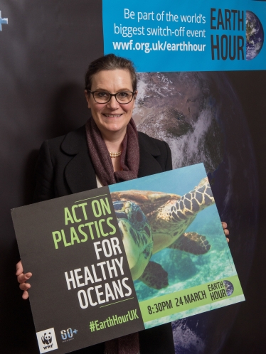 Rebecca Harris pledges to protect the planet for Earth Hour 2018