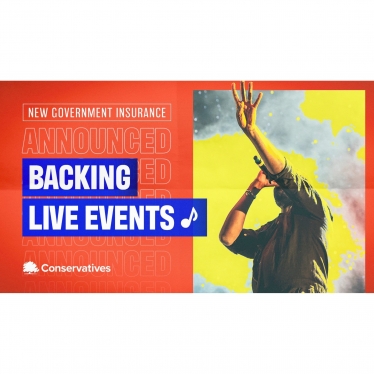 Backing live events
