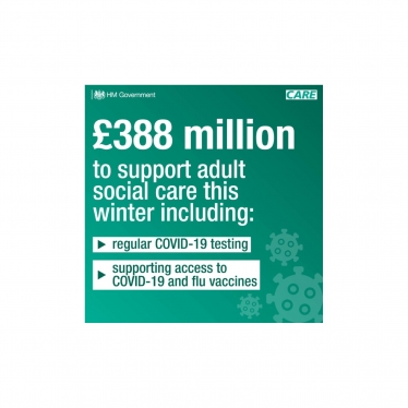 £388 million to support social care this winter