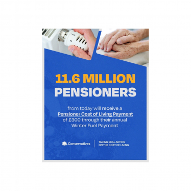 Pensioner COL payment