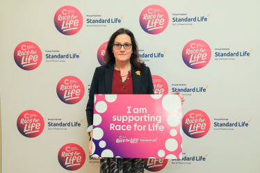 Rebecca speaks to Cancer Research UK about the importance of the ‘Race for Life’ series