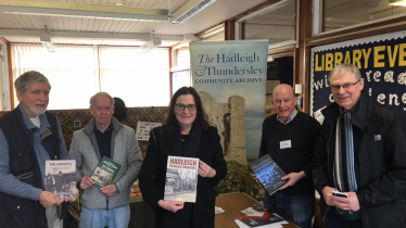 Rebecca Harris MP attends Hadleigh and Thundersley Community Archive event
