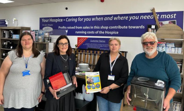 Rebecca Encourages Donating Electrical Items to Charity Shops
